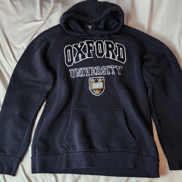 Oxford University Dark Blue Hoodie NWOT Size XL - Picture 1 of 7